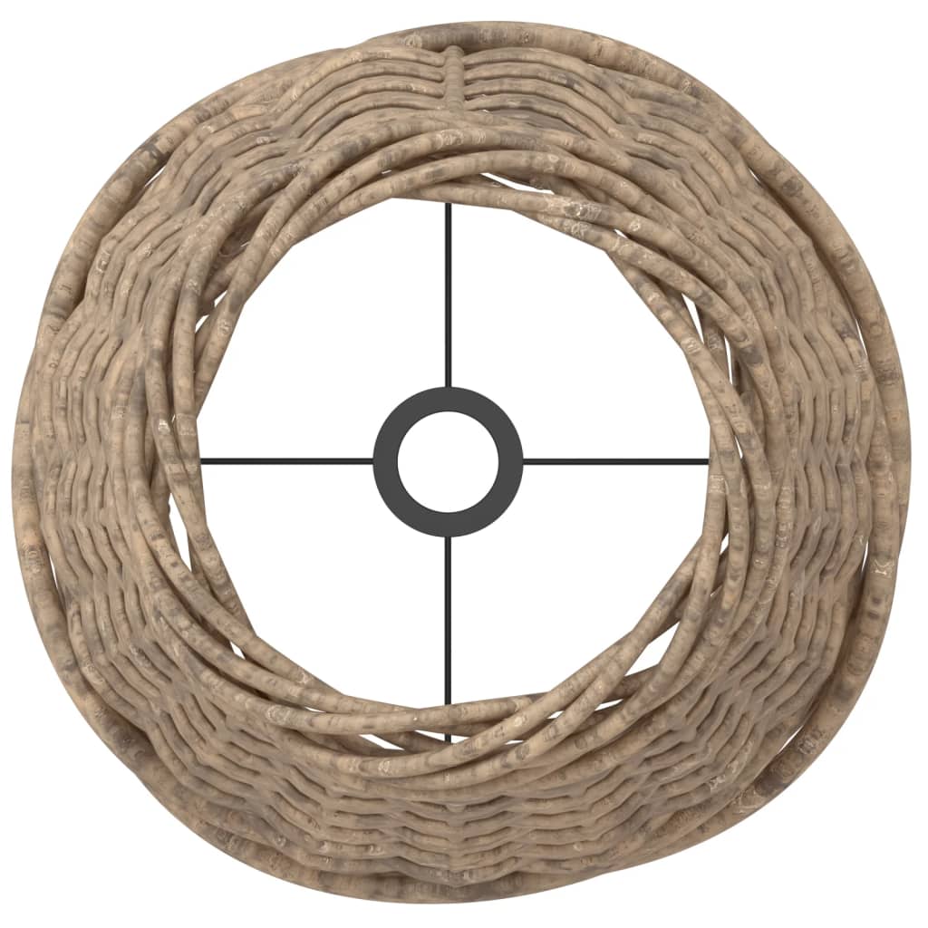 Sjenilo za svjetiljku smeđe Ø 15 x 12 cm od pruća