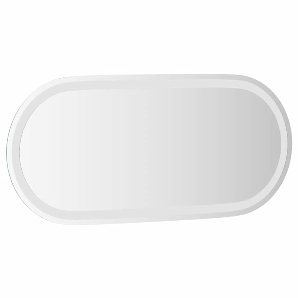 LED kupaonsko ogledalo 80 x 35 cm ovalno