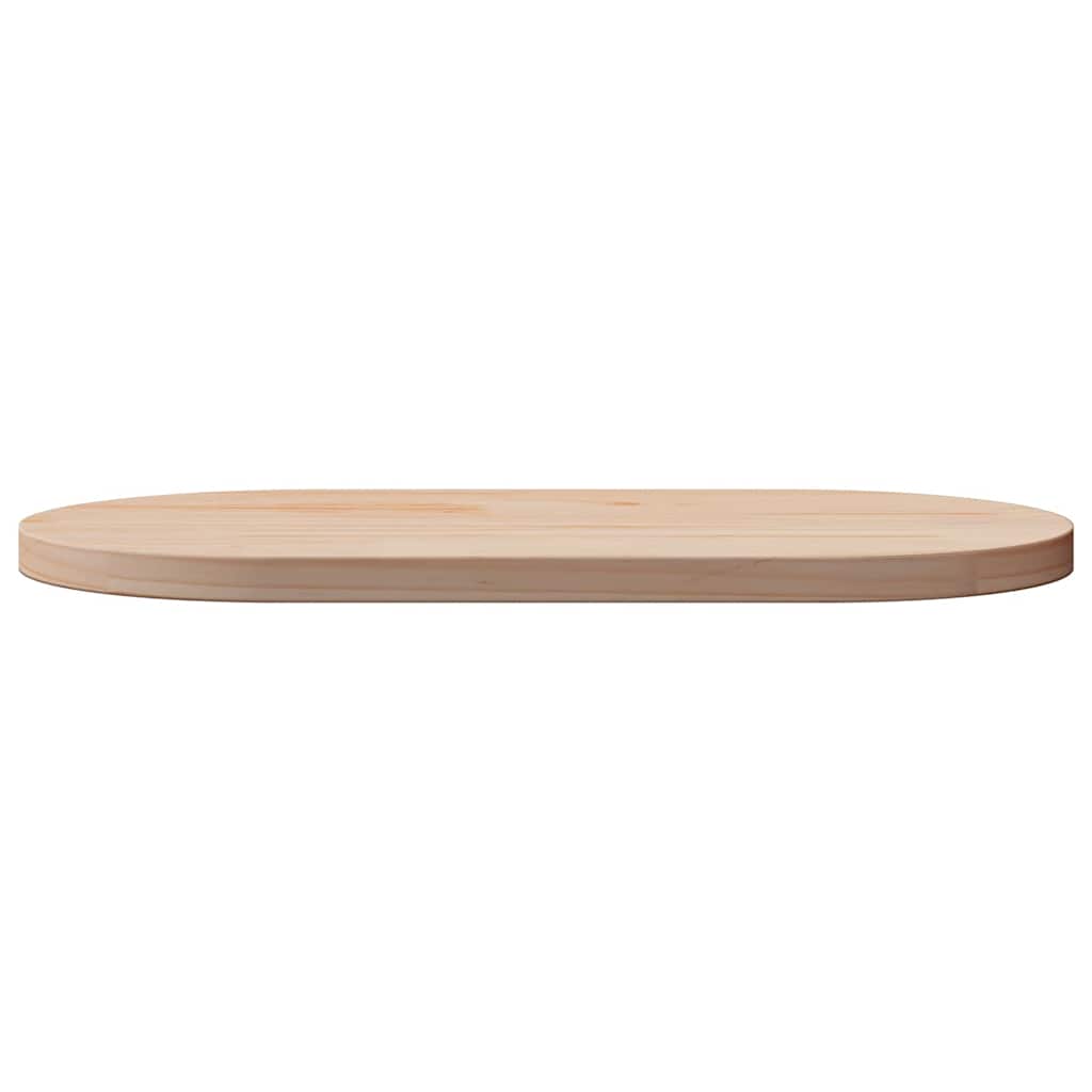 Ploča stola 70x35x2,5 cm Masivno drvo Bor Ovalni