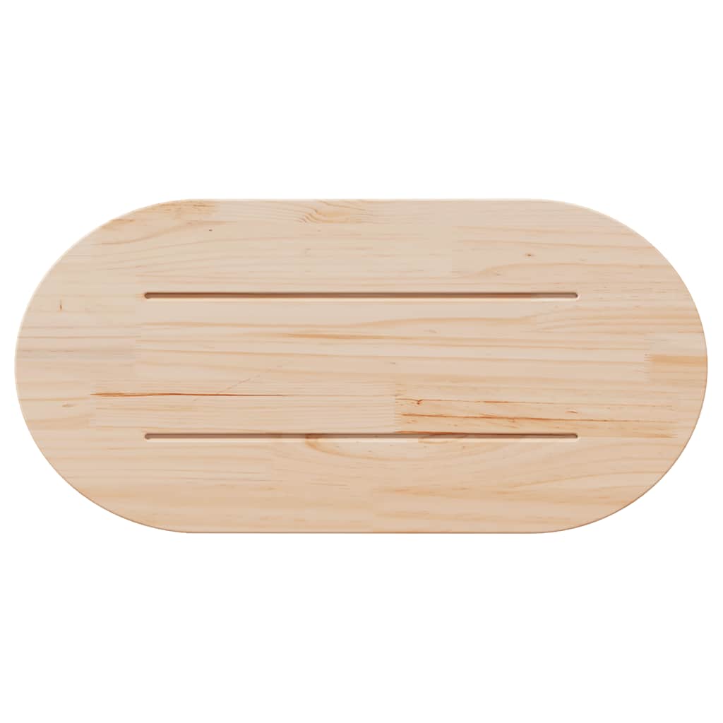 Ploča stola 80x40x2,5 cm Masivno drvo Bor Ovalni