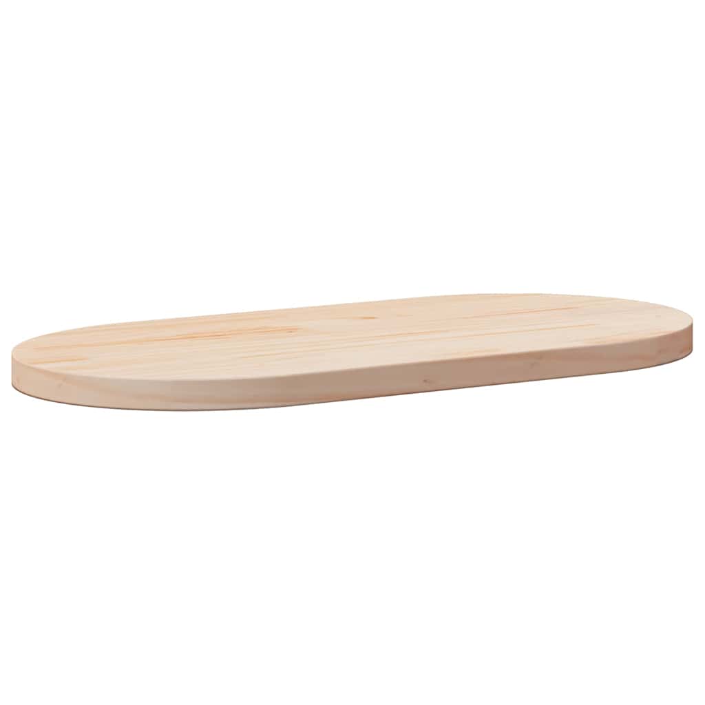 Ploča stola 90x45x2,5 cm Masivno drvo Bor Ovalni