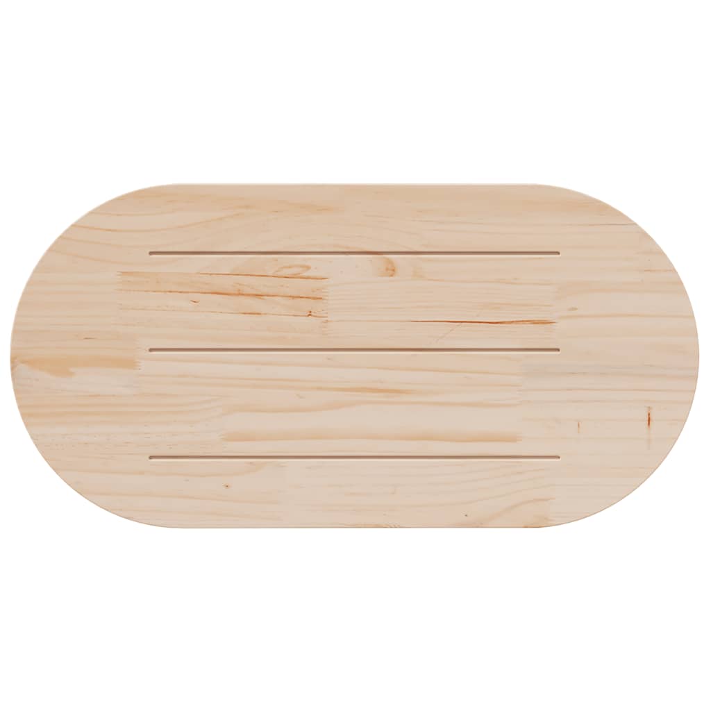 Ploča stola 100x50x2,5 cm Masivno drvo Bor Ovalni