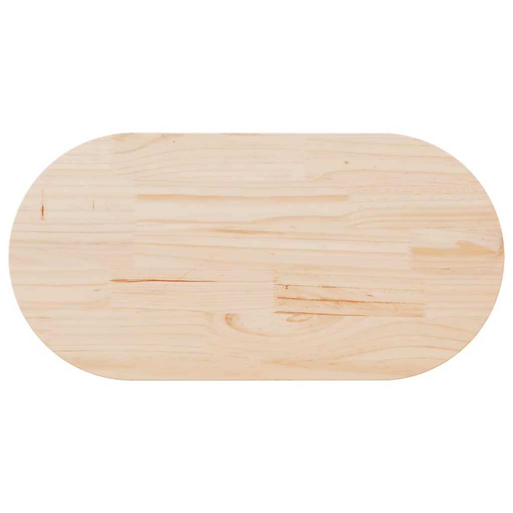 Ploča stola 100x50x2,5 cm Masivno drvo Bor Ovalni