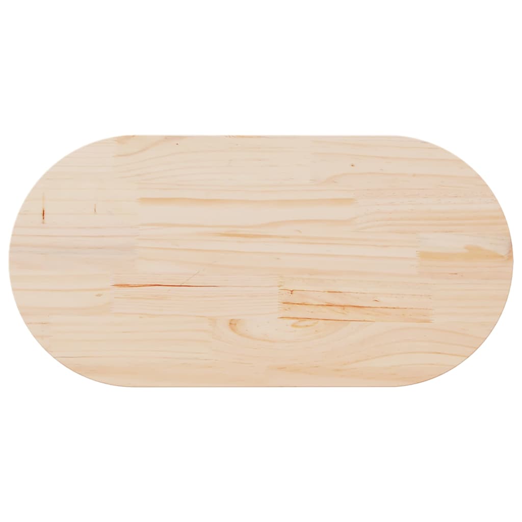 Ploča stola 110x55x2,5 cm Masivno drvo Bor Ovalni