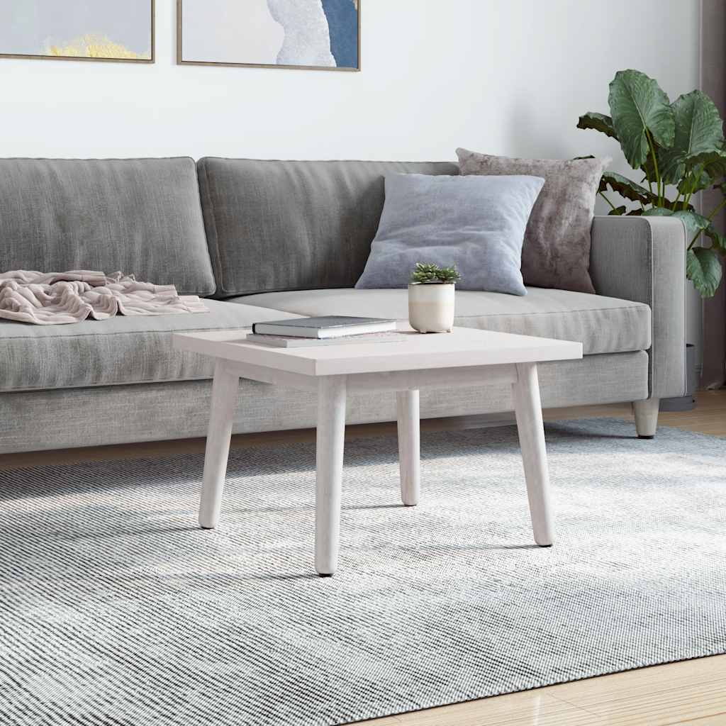 Ploča za stol bijela 60x60x2,5 cm masivna borovina četvrtasta