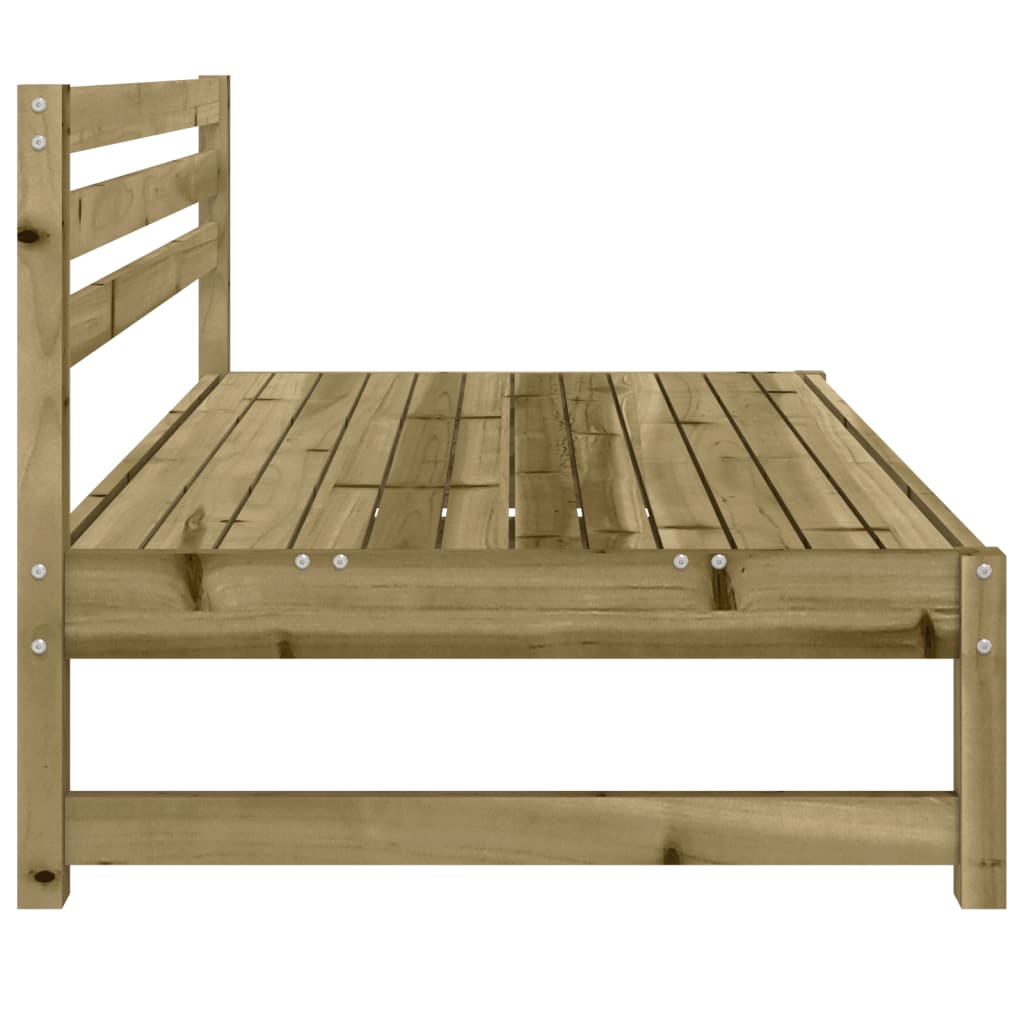 Srednja vrtne sofe 2 kom 120 x 80 cm od impregnirane borovine