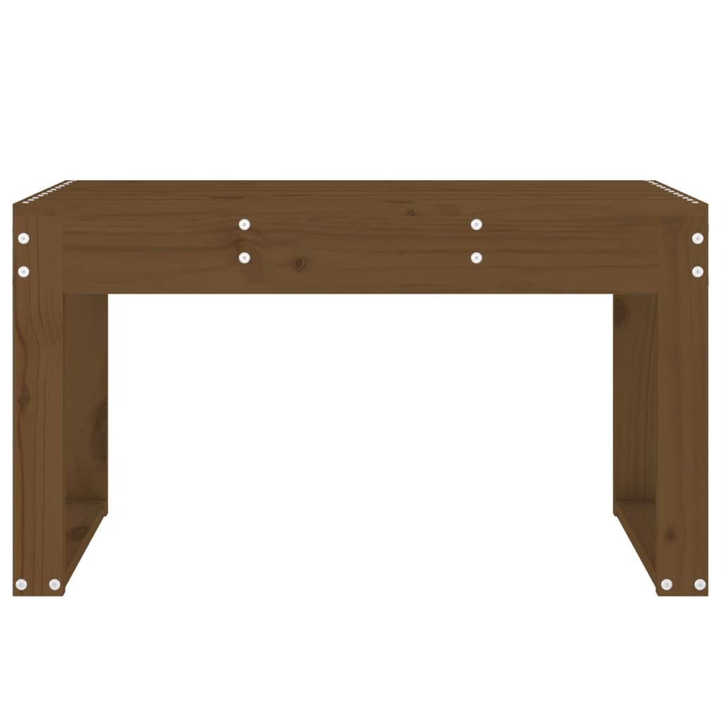 Vrtna klupa boja meda 80 x 38 x 45 cm od masivne borovine