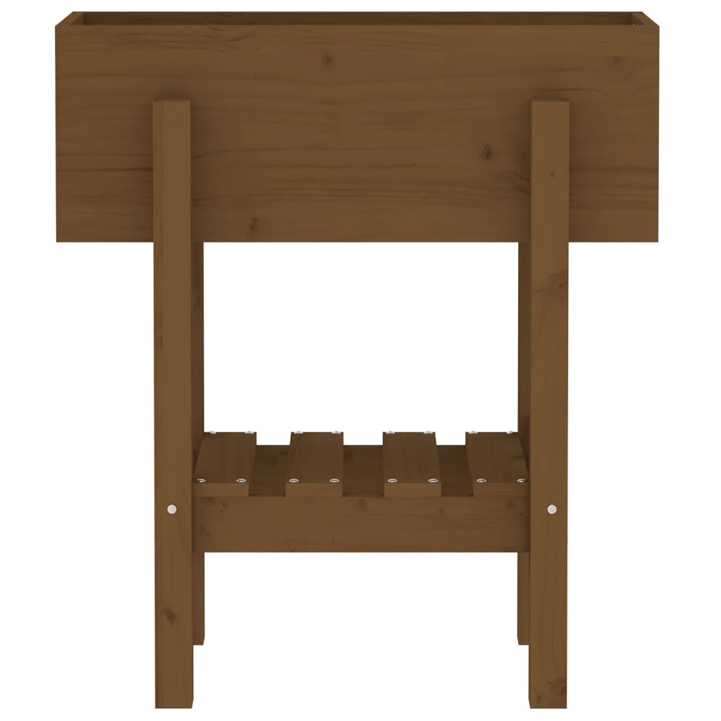 Vrtna sadilica boja meda 62 x 30 x 69 cm od masivne borovine
