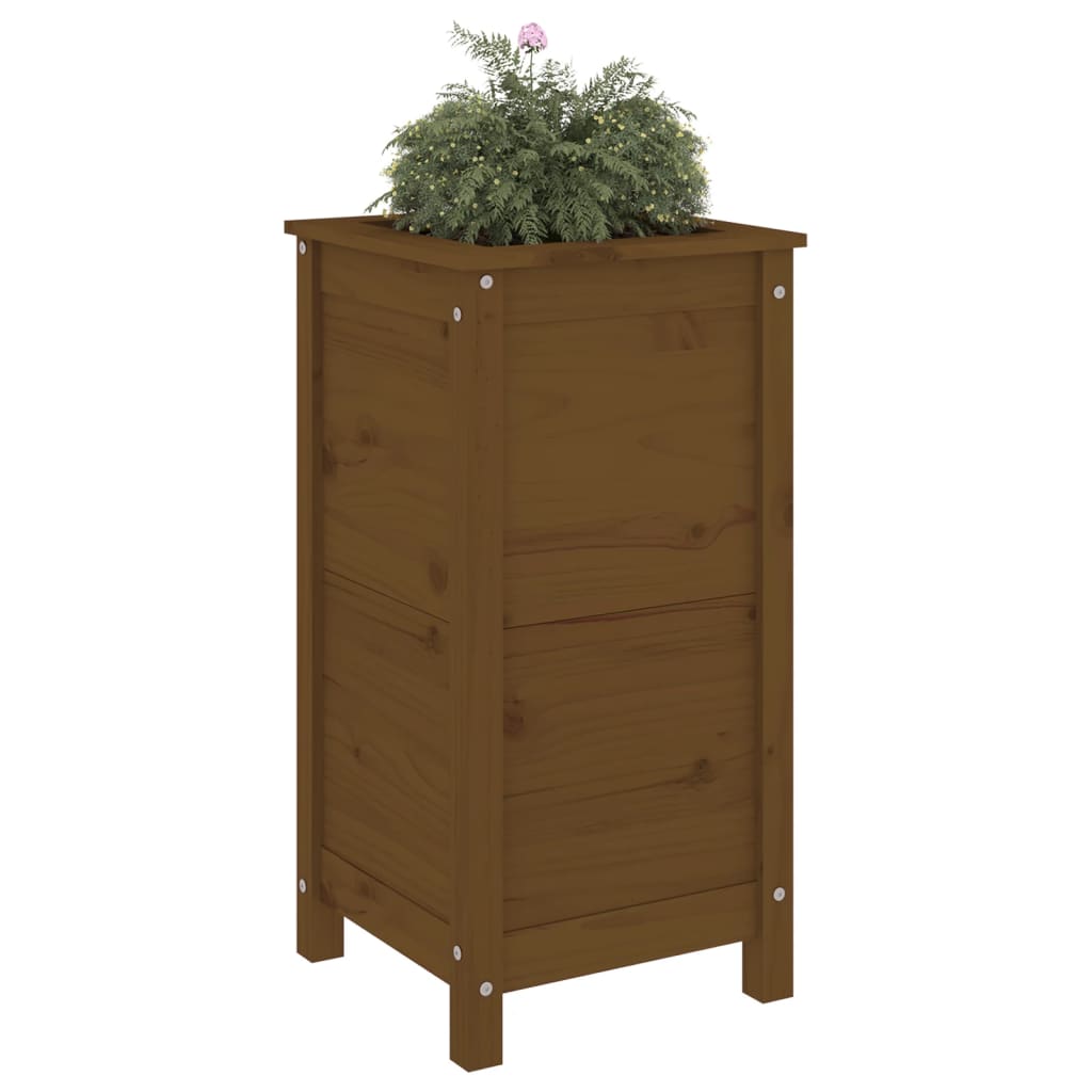 Vrtna sadilica boja meda 40 x 40 x 78 cm od masivne borovine