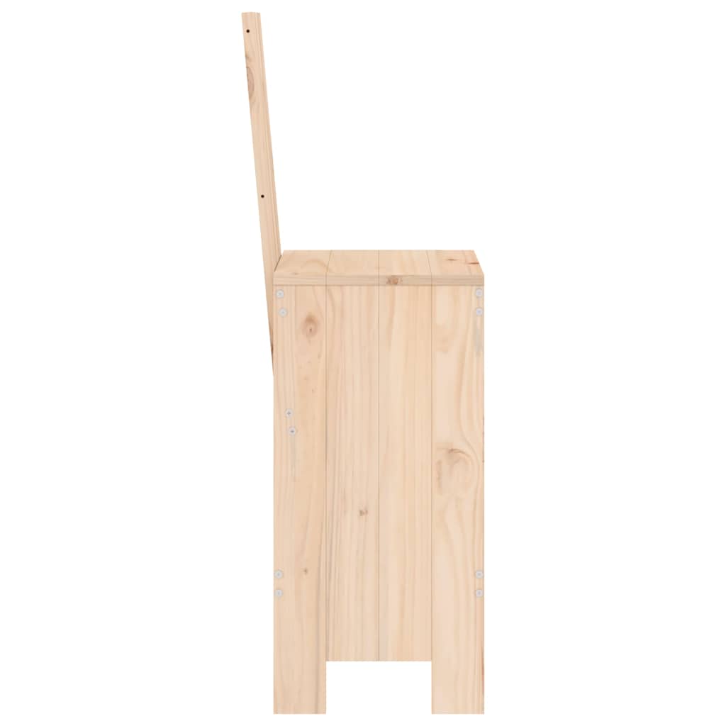 Barski stolci 2 kom 40 x 42 x 120 cm od masivne borovine