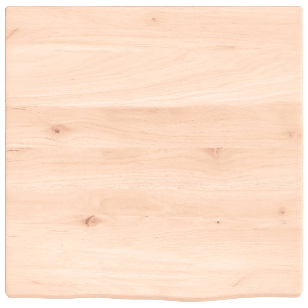 Zidna polica 40 x 40 x 2 cm od neobrađene masivne hrastovine