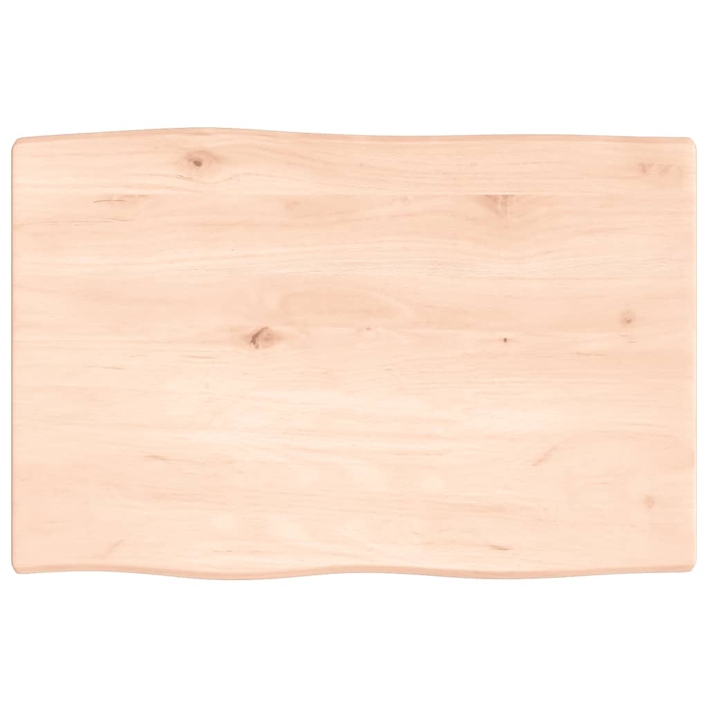 Stolna ploča 60x40x2 cm netretirana hrastovina sa živim rubom