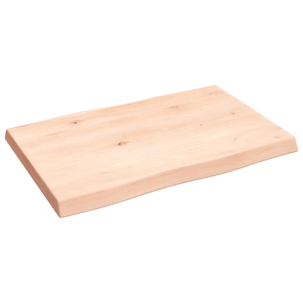 Stolna ploča 60x40x(2-4) cm od hrastovine sa živim rubom