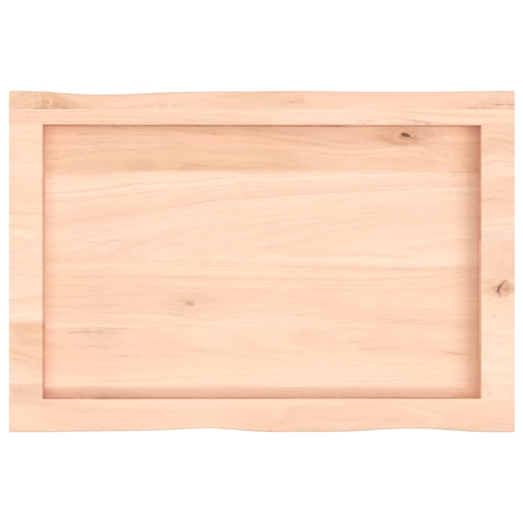 Stolna ploča 60x40x(2-4) cm od hrastovine sa živim rubom