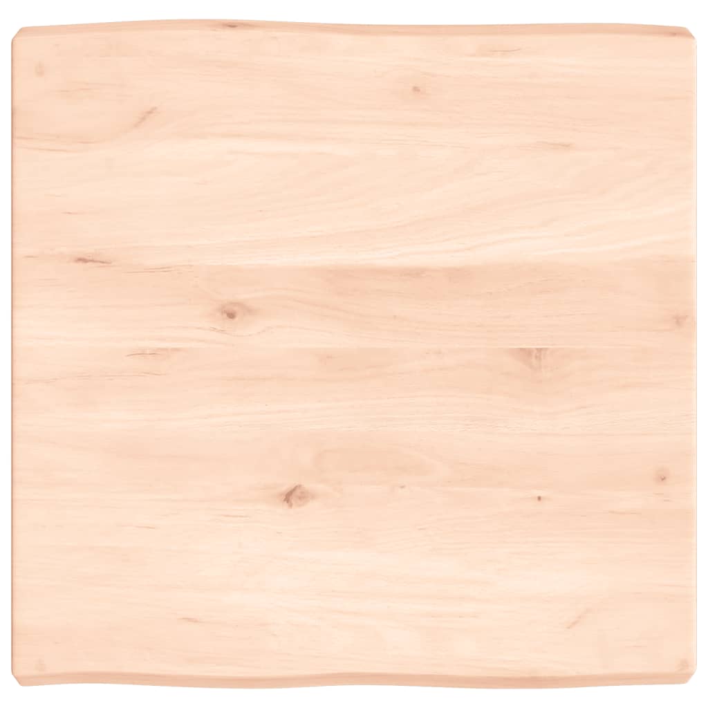 Stolna ploča 60x60x(2-6) cm od hrastovine sa živim rubom