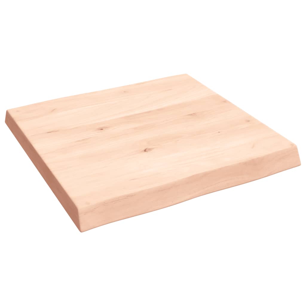 Stolna ploča 60x60x(2-6) cm od hrastovine sa živim rubom