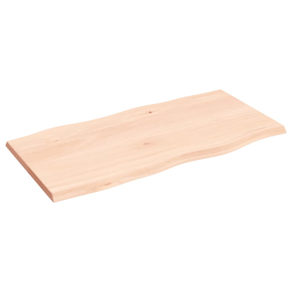 Stolna ploča 80x40x2 cm netretirana hrastovina sa živim rubom