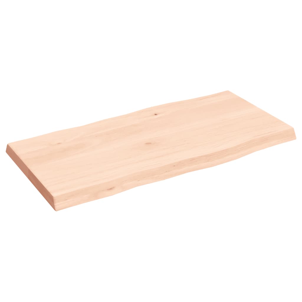 Stolna ploča 80x40x(2-4) cm od hrastovine sa živim rubom