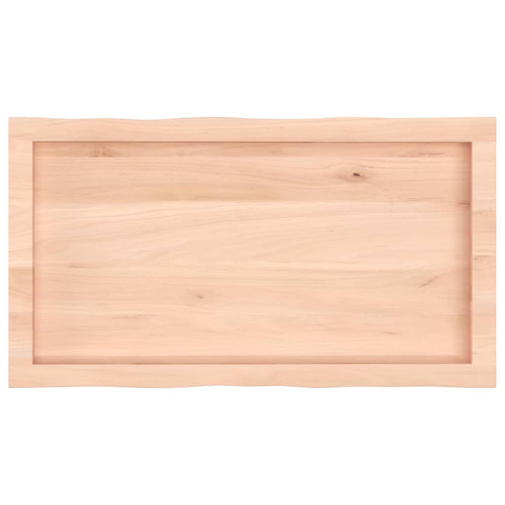 Stolna ploča 80x40x(2-4) cm od hrastovine sa živim rubom