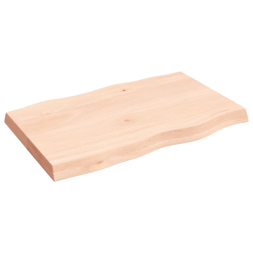 Stolna ploča 80 x 50 x (2 - 6) cm od hrastovine sa živim rubom