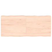 Stolna ploča 140 x 60 x (2 - 6) cm od hrastovine sa živim rubom