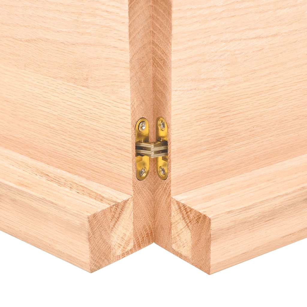 Stolna ploča 140 x 60 x (2 - 6) cm od hrastovine sa živim rubom