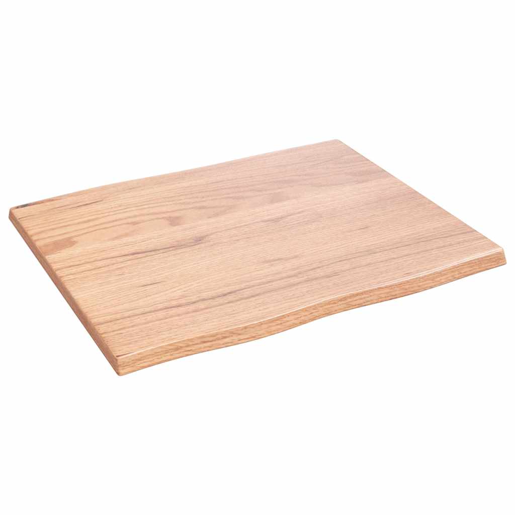 Stolna ploča svjetlosmeđa 60 x 50 x 2 cm od obrađene hrastovine