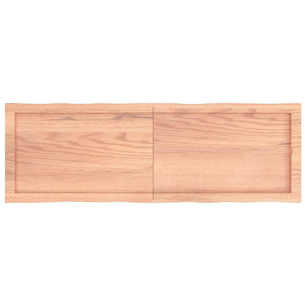 Stolna ploča svjetlosmeđa 120x40x(2-4) cm obrađena hrastovina