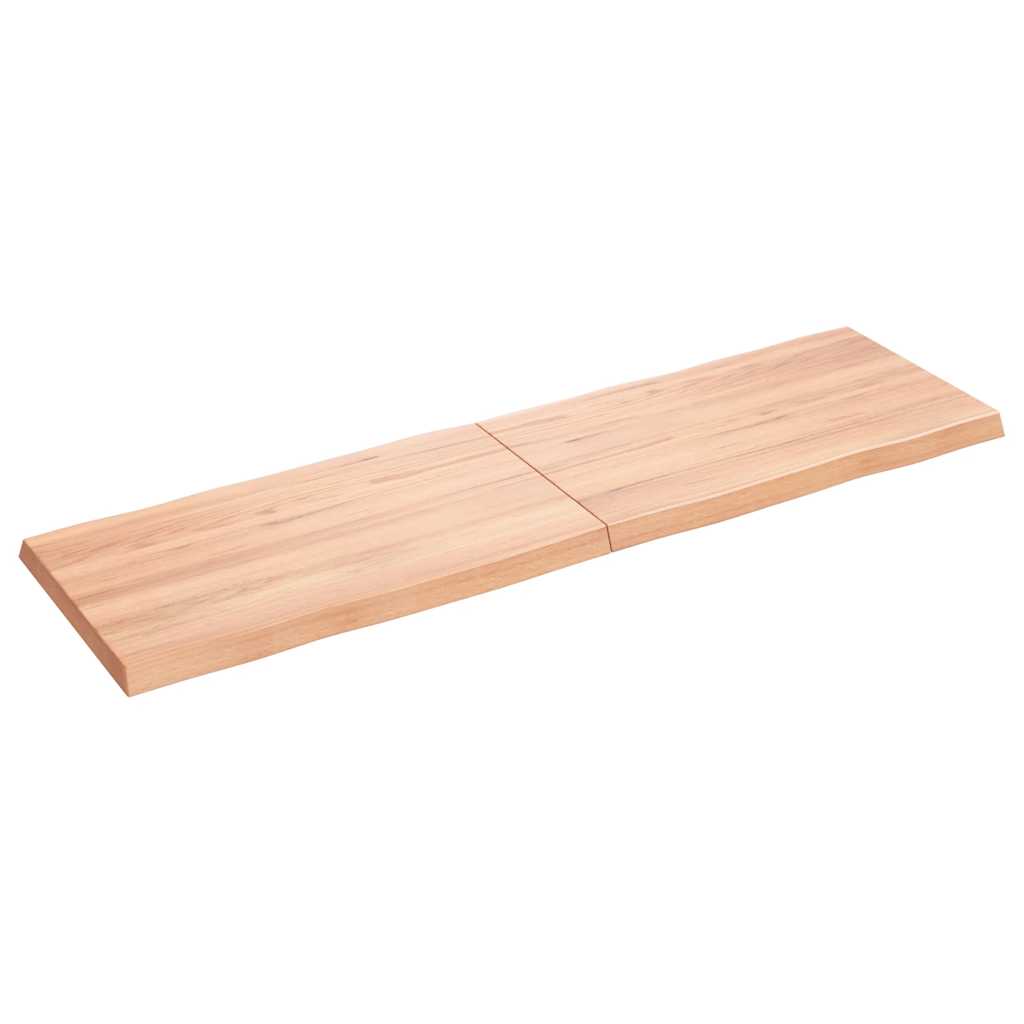 Stolna ploča svjetlosmeđa 140x40x(2-4) cm obrađena hrastovina