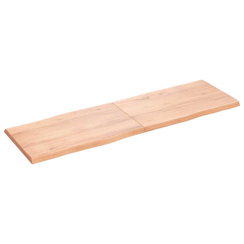 Stolna ploča svjetlosmeđa 160x50x(2-4) cm obrađena hrastovina
