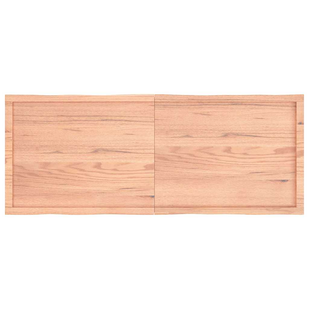 Stolna ploča svjetlosmeđa 160x60x(2-4) cm obrađena hrastovina