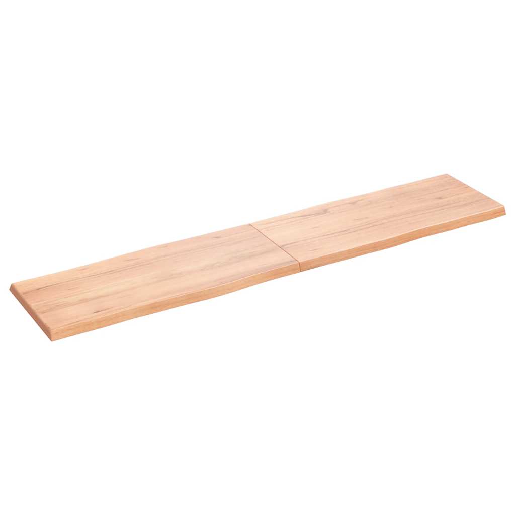 Stolna ploča svjetlosmeđa 180x40x(2-4) cm obrađena hrastovina