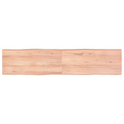 Stolna ploča svjetlosmeđa 180x40x(2-6) cm obrađena hrastovina