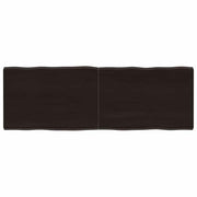 Stolna ploča tamnosmeđa 120x40x(2-4) cm obrađena hrastovina