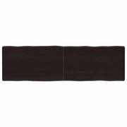 Stolna ploča tamnosmeđa 140x40x(2-4) cm obrađena hrastovina