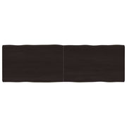 Stolna ploča tamnosmeđa 160x50x(2-6) cm obrađena hrastovina