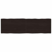 Stolna ploča tamnosmeđa 200x60x(2-4) cm obrađena hrastovina