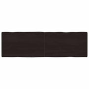 Stolna ploča tamnosmeđa 200x60x(2-6) cm obrađena hrastovina