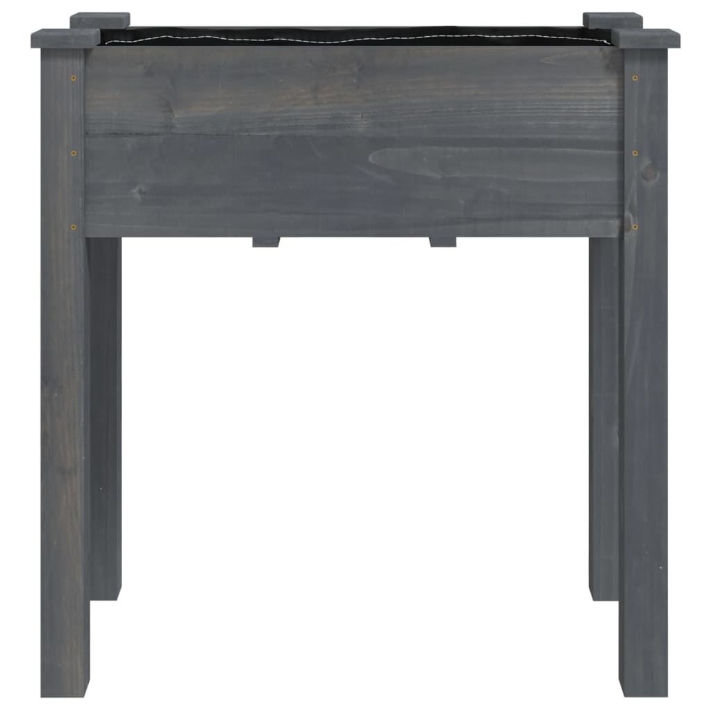 Sadilica s oblogom siva 71 x 37 x 76 cm od masivne jelovine