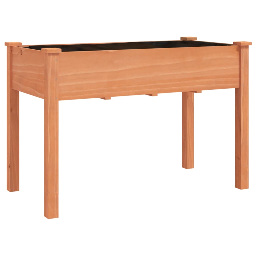 Sadilica s oblogom smeđa 118 x 59 x 76 cm od masivne jelovine