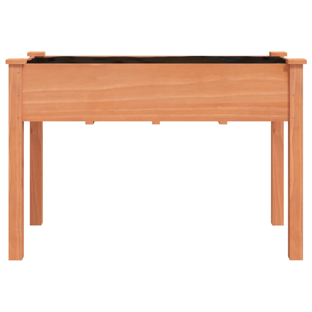 Sadilica s oblogom smeđa 118 x 59 x 76 cm od masivne jelovine
