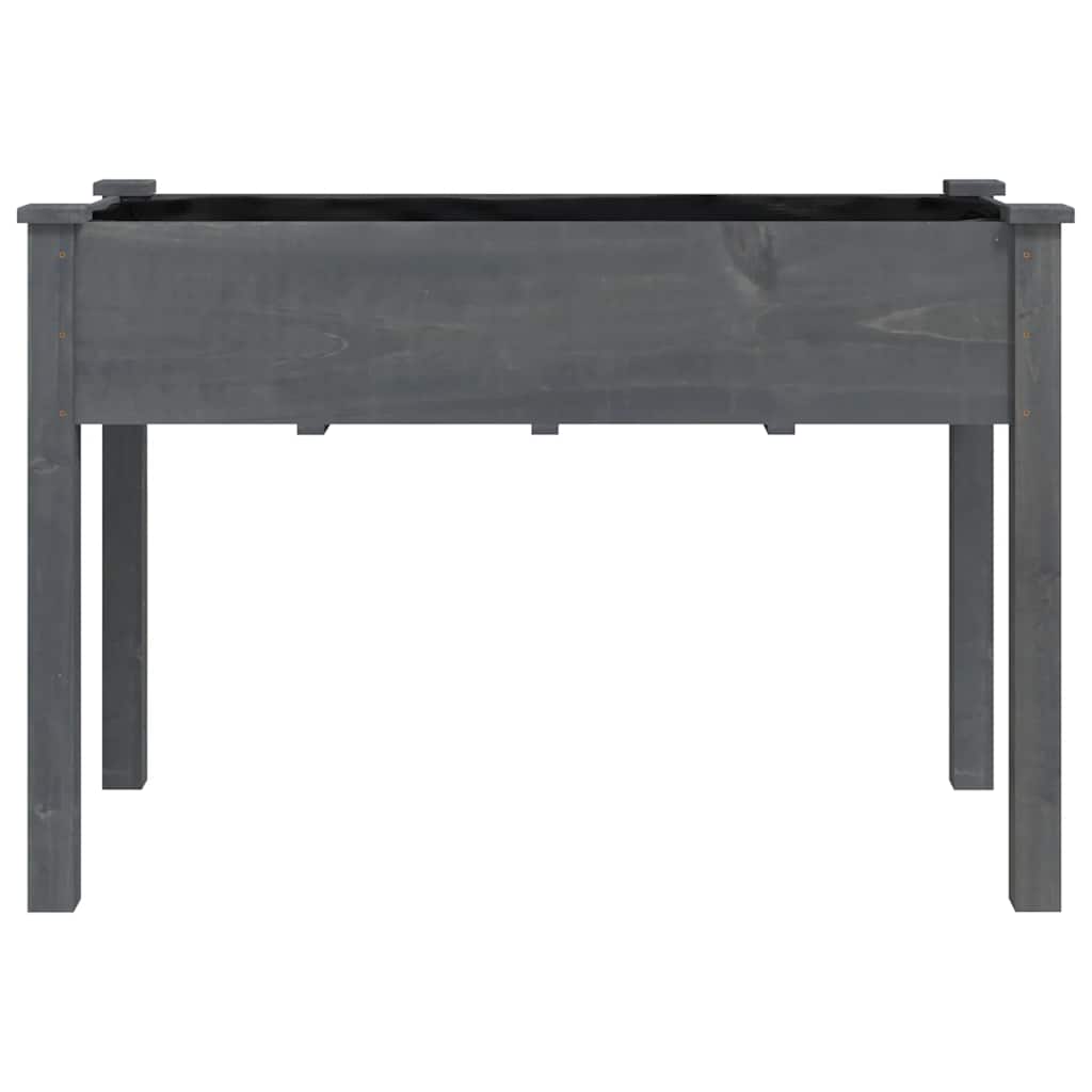 Sadilica s oblogom siva 118 x 59 x 76 cm od masivne jelovine