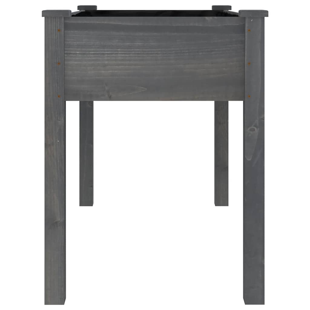 Sadilica s oblogom siva 118 x 59 x 76 cm od masivne jelovine