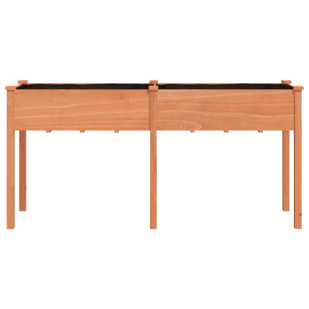 Sadilica s oblogom smeđa 161 x 45 x 76 cm od masivne jelovine