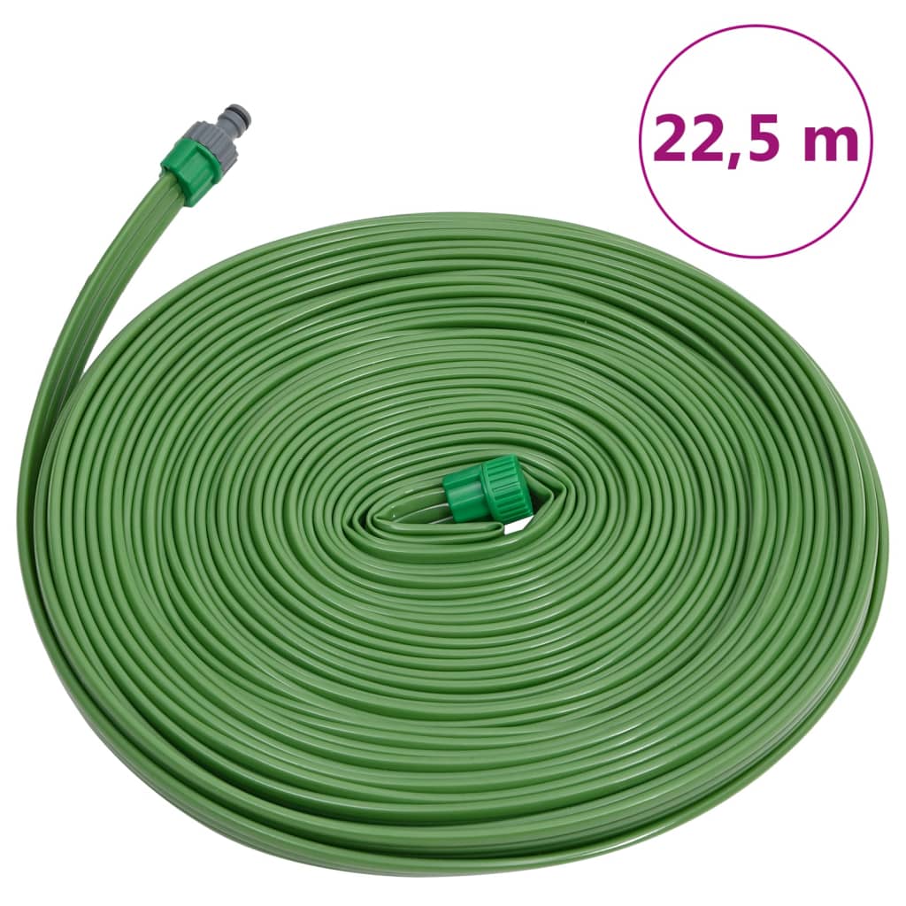 Crijevo za prskalicu s 3 cijevi zeleno 22,5 m PVC