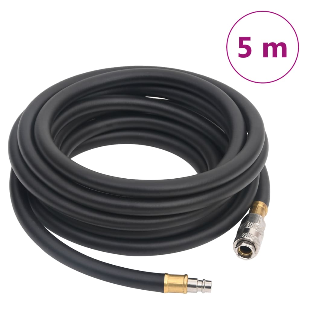 Hibridno zračno crijevo crno 0,6 " 5 m od gume i PVC-a