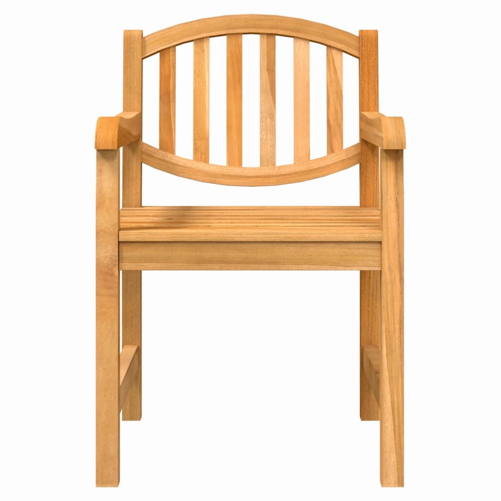 Vrtne stolice 2 kom 58 x 59 x 88 cm od masivne tikovine
