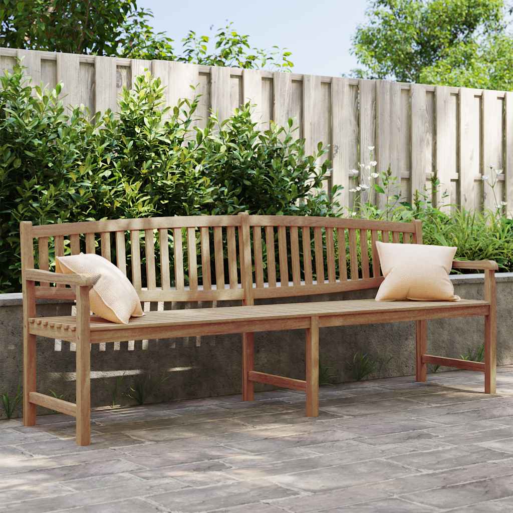 Vrtna klupa 228 x 59,5 x 90 cm od masivne tikovine