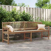 Vrtna klupa 228 x 59,5 x 90 cm od masivne tikovine