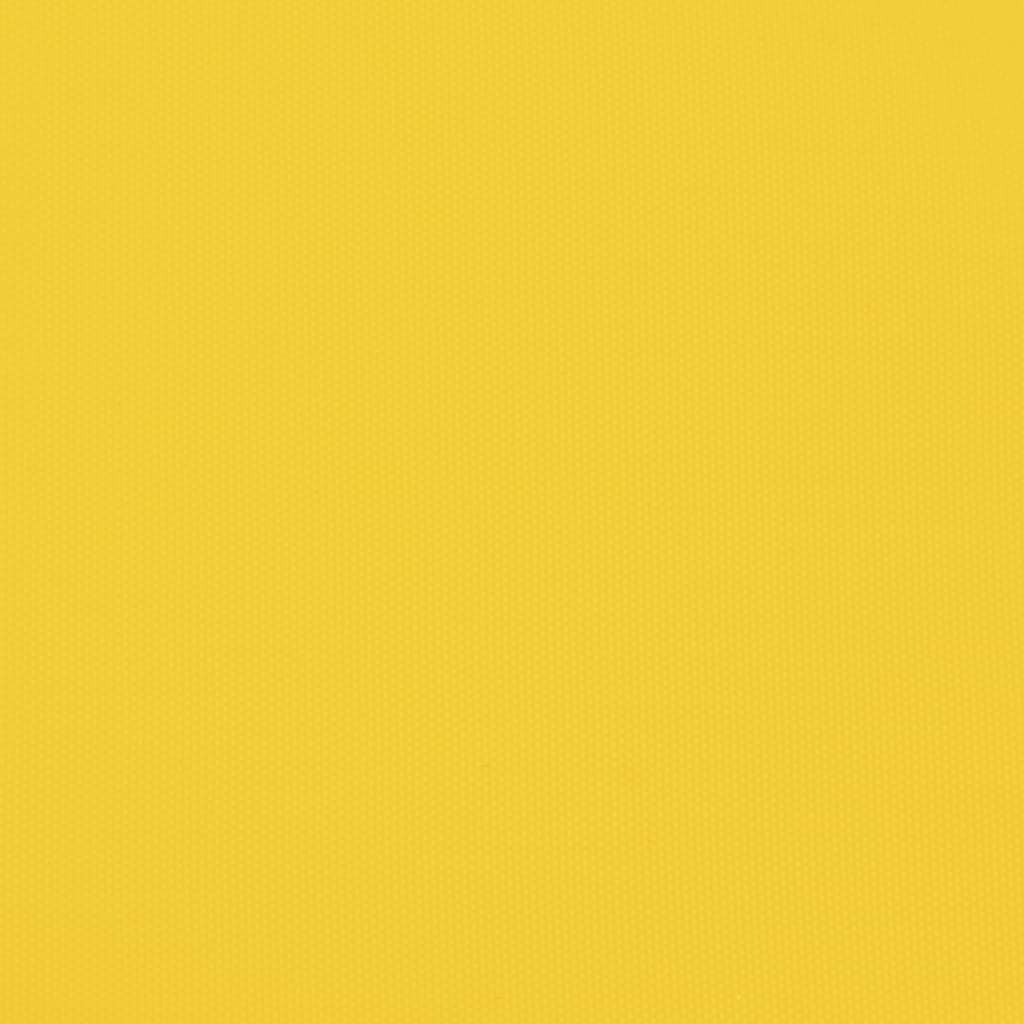 Prikolica za bicikl žuta od tkanine Oxford i željeza